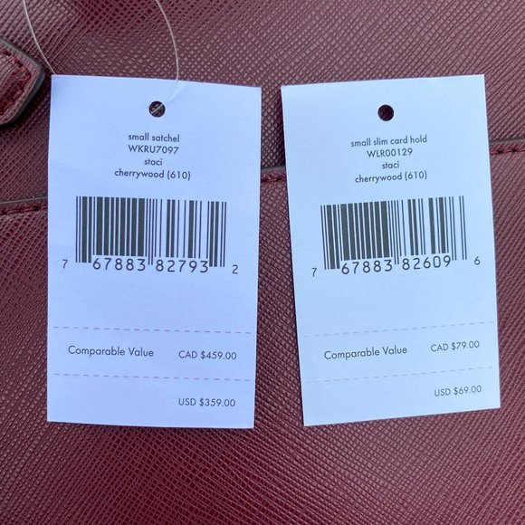 NWT Kate Spade Satchel Staci & Cardholder Set - Picture 4 of 4